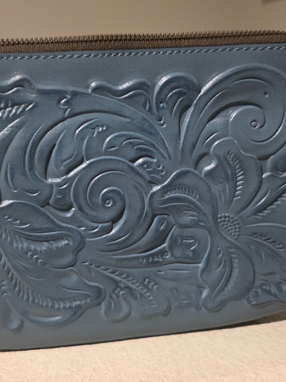 Beautiful Patricia Nash Blue clutch